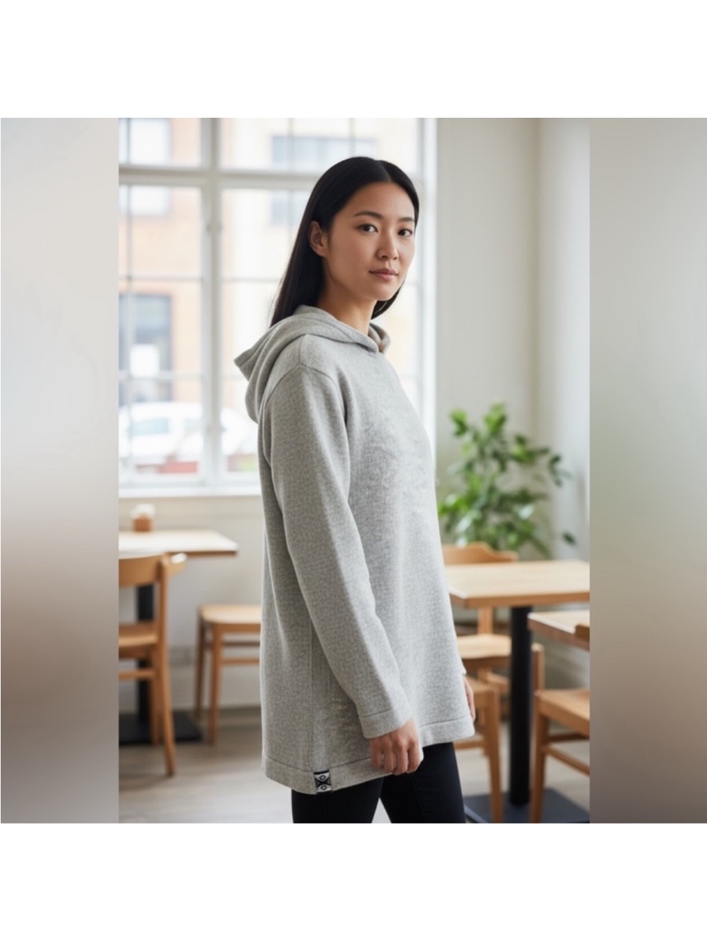 Paka The Hoodie Unisex Royal Alpaca Handmade M Grey Soft
